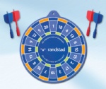 Magnetic dartboard