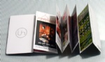 Magnetic advertising book