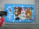 3D soft PVC luggage tag