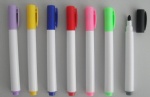 Whiteboard pen with buckle cap