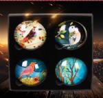 Glass magnets
